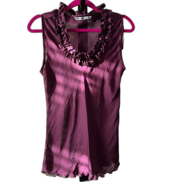 Signature By Larry Levine Blouse Size M - Picture 1 of 3